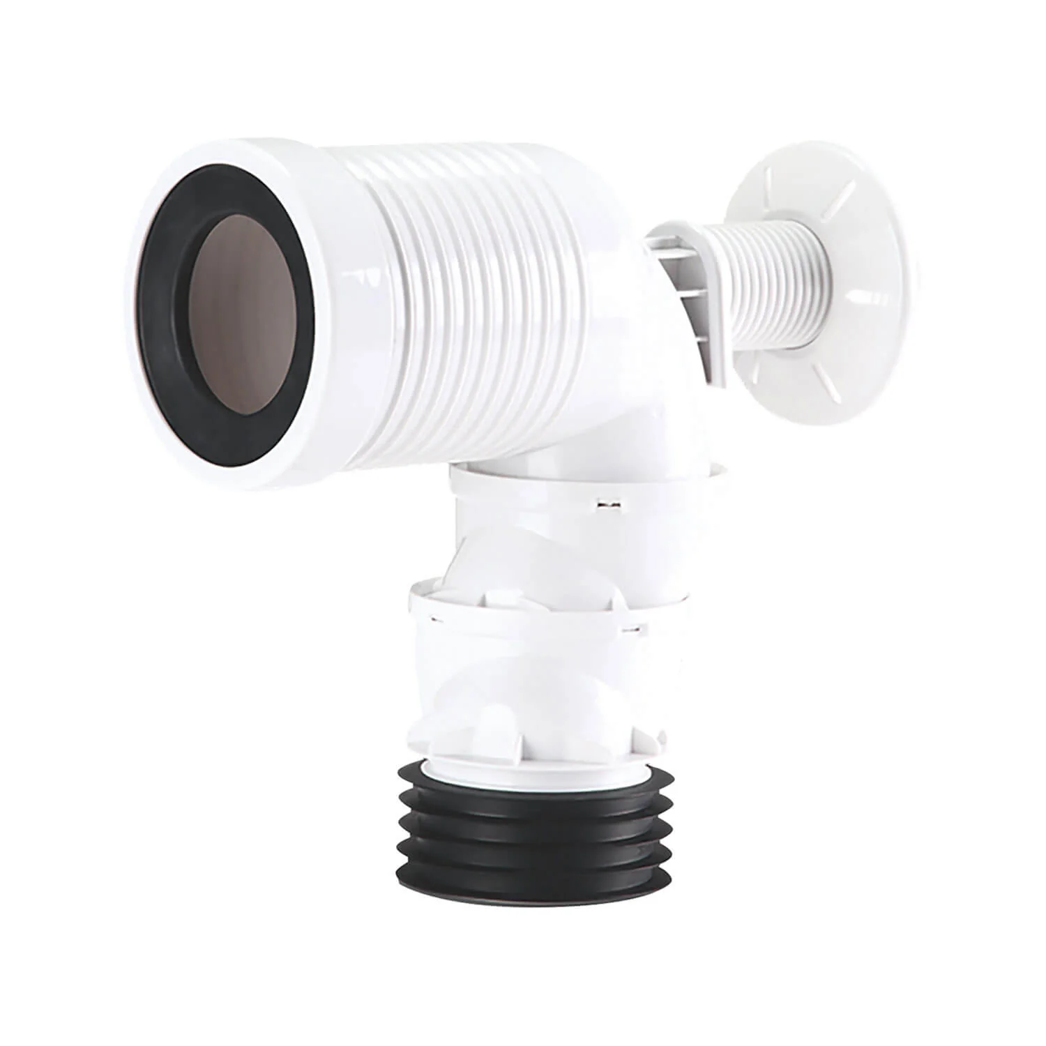 Flexi-Connect Toilet S-Trap Pipe 90-180mm