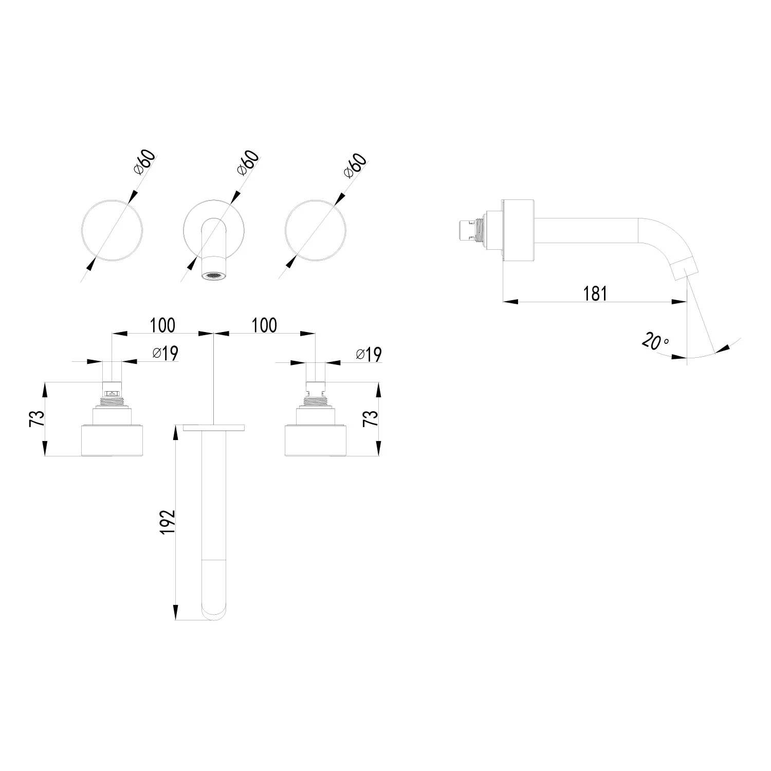 Hali Assembly Tap Spout Set - Image 6