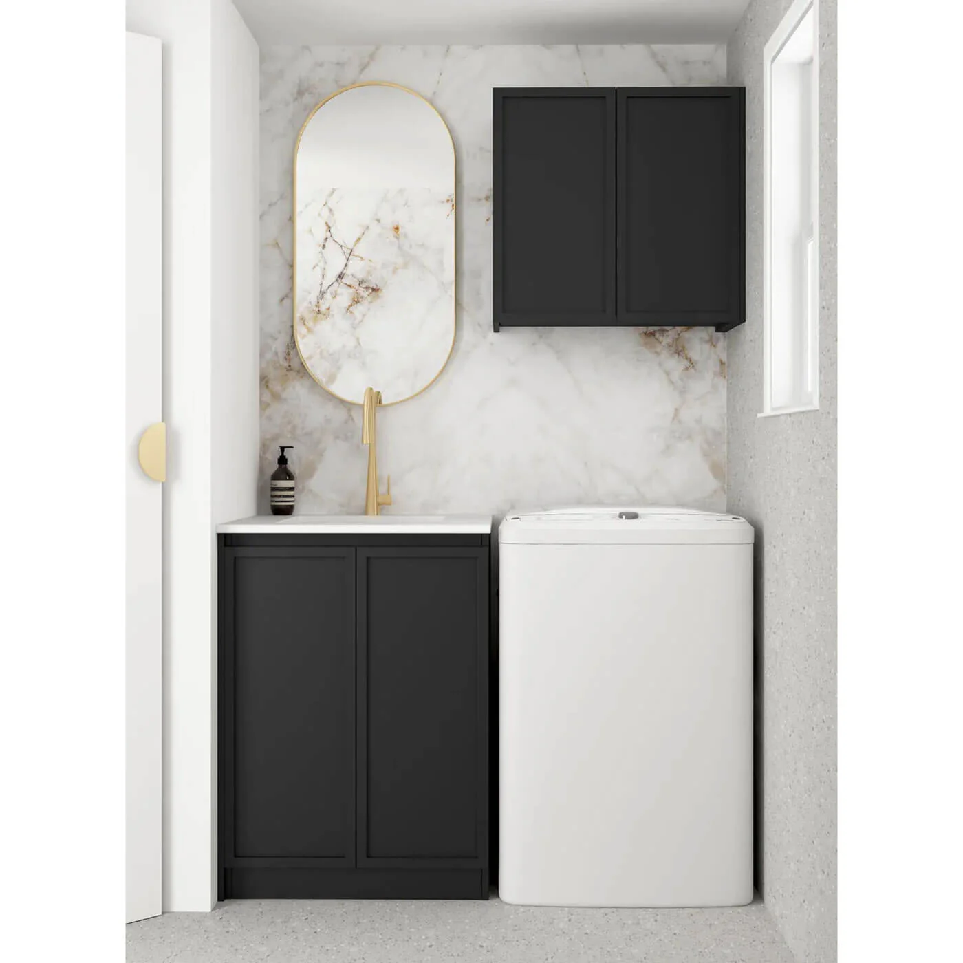 Hampshire Mini Laundry Cabinet Set 650mm - Image 4