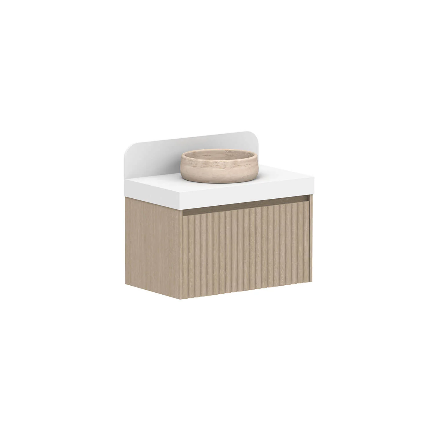 Harper Fluted Wall Hung Vanity - Image 12
