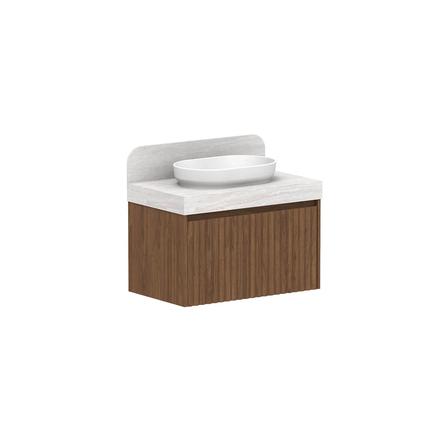 Harper Fluted Wall Hung Vanity - Image 13