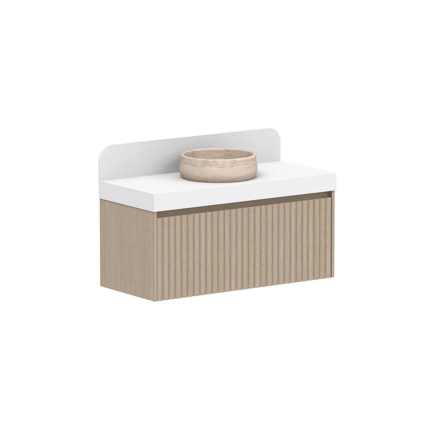 Harper Fluted Wall Hung Vanity - Image 17