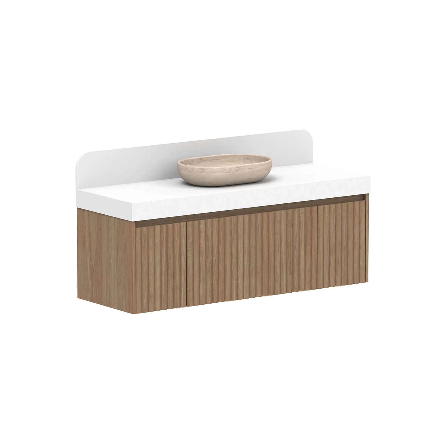 Harper Fluted Wall Hung Vanity - Image 24