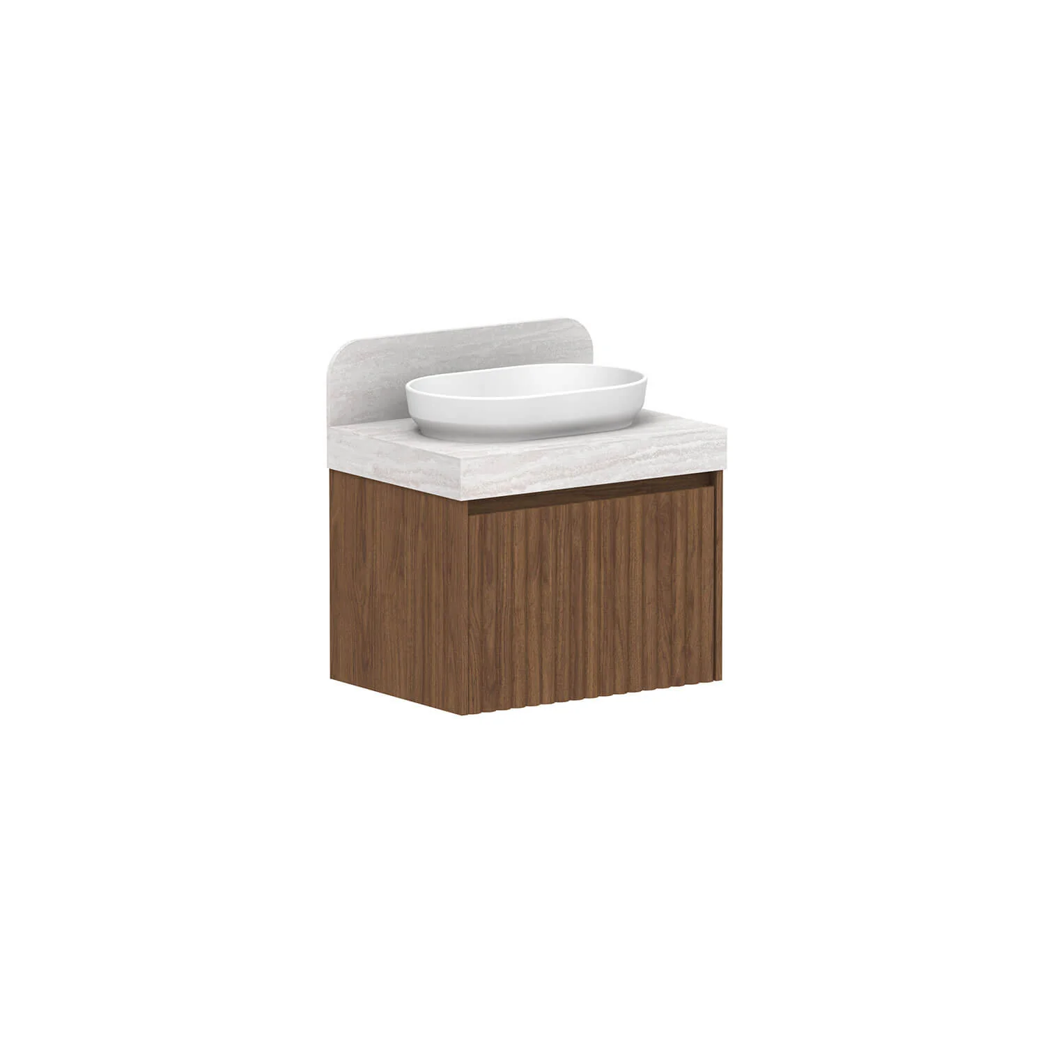 Harper Fluted Wall Hung Vanity - Image 8