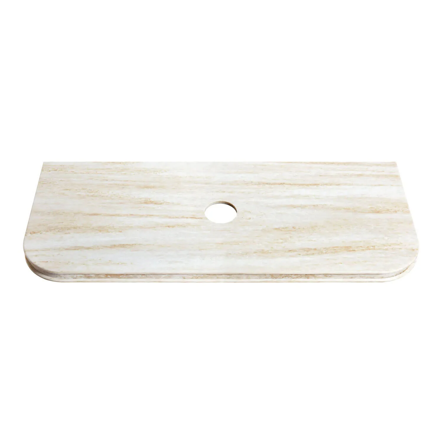 Havana Walnut Fluted Curved Wall Hung Vanity - Image 17