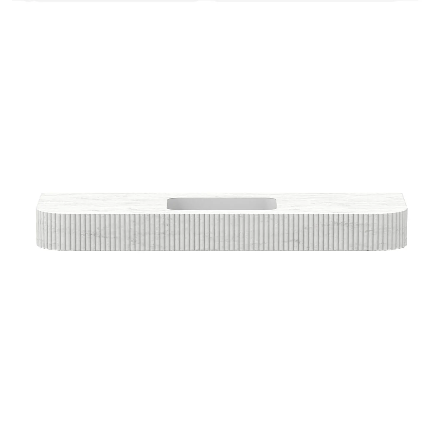 Imperial Fluted Wall Hung Stone Benchtop - Image 7