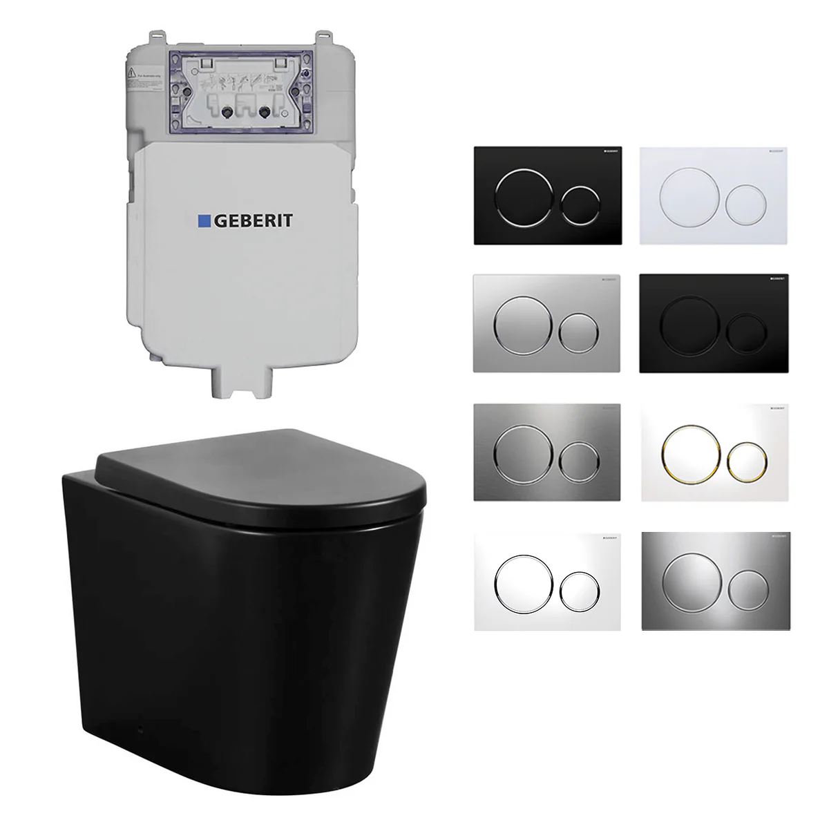 Juno In Wall Rimless Toilet Geberit Sigma 20 Package - Image 2