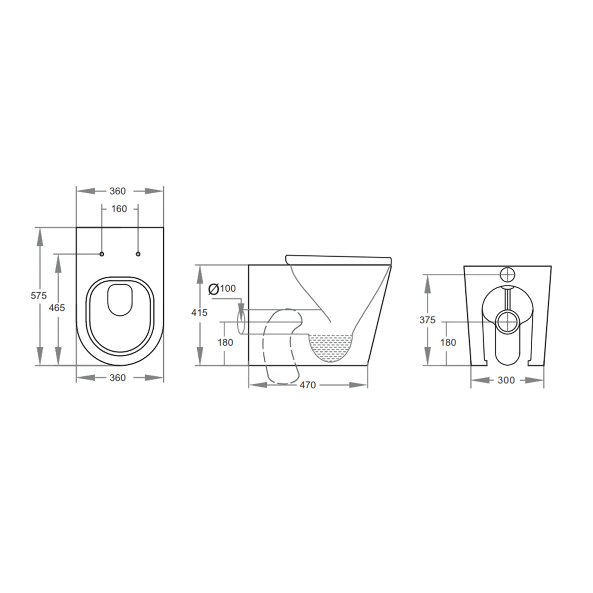 Juno In Wall Rimless Toilet Geberit Sigma 20 Package - Image 6