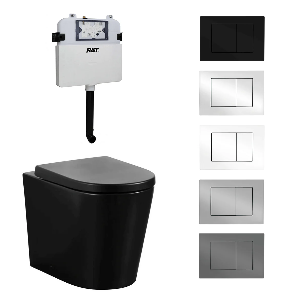 Juno In Wall Rimless Toilet R&T Cistern Package - Image 4