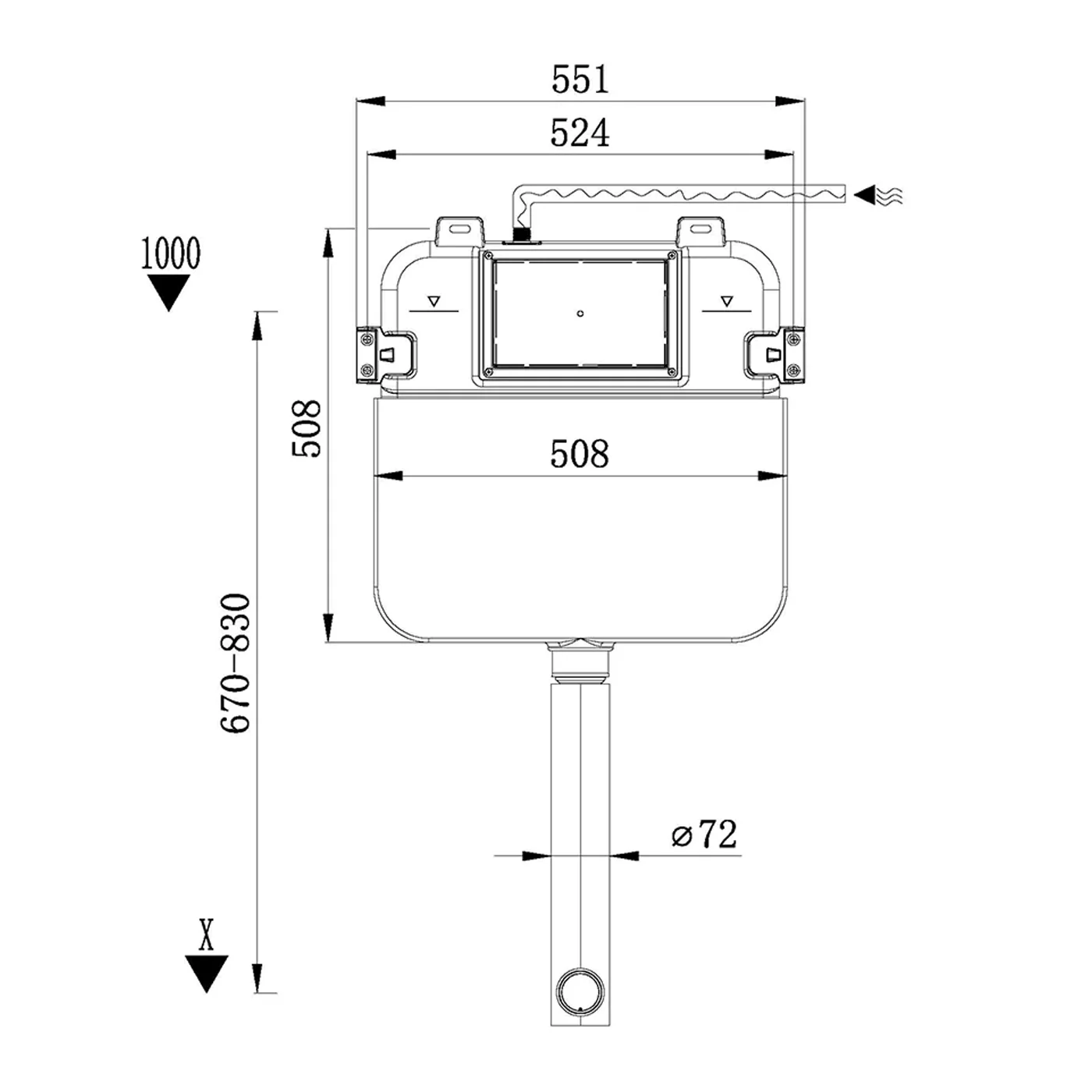 Juno In Wall Rimless Toilet R&T Cistern Package - Image 8