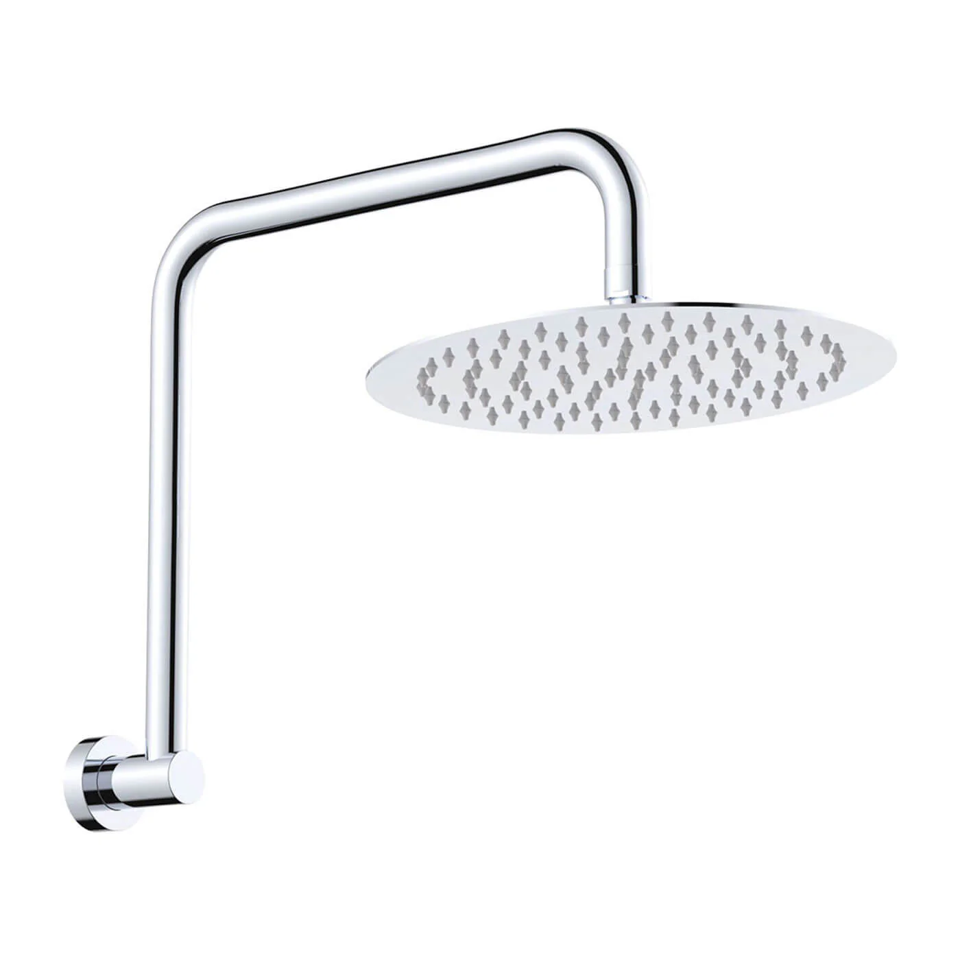 Kaya Gooseneck Shower Arm with Head Set 250mm - Image 5