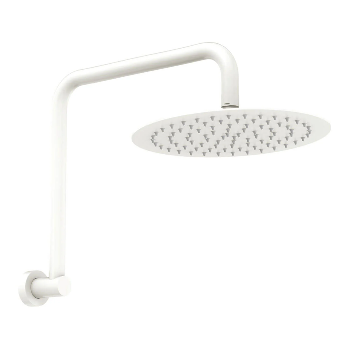 Kaya Gooseneck Shower Arm with Head Set 250mm - Image 6