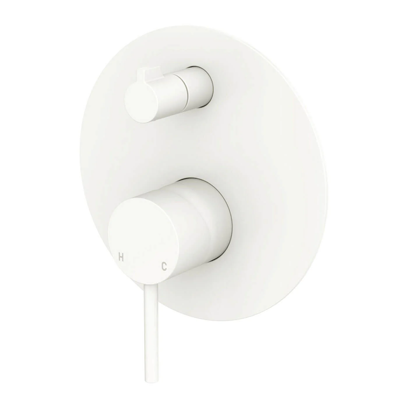 Kaya Pin Handle Diverter Wall Mixer 150mm Backplate - Image 2