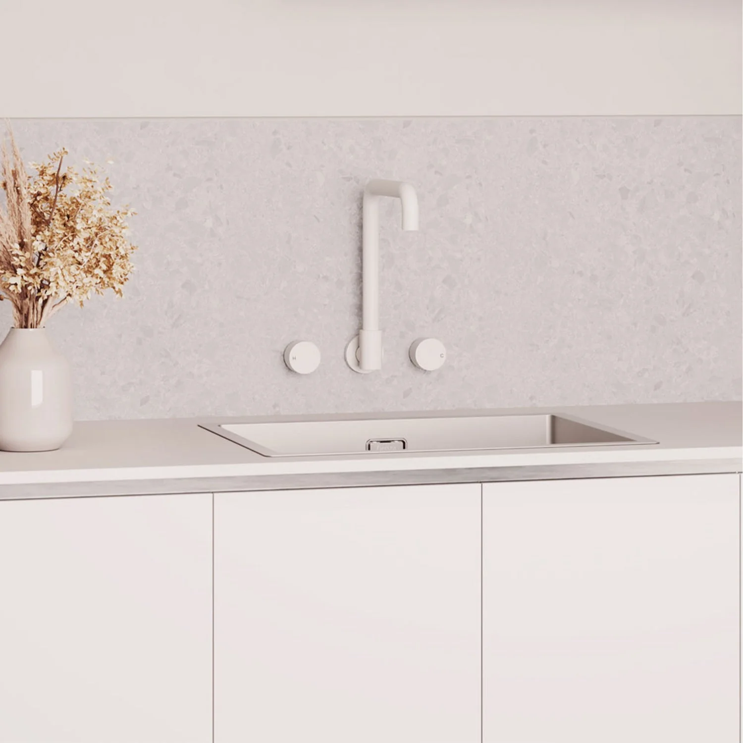 Kaya Squareline Wall Assembly Tap Set - Image 10