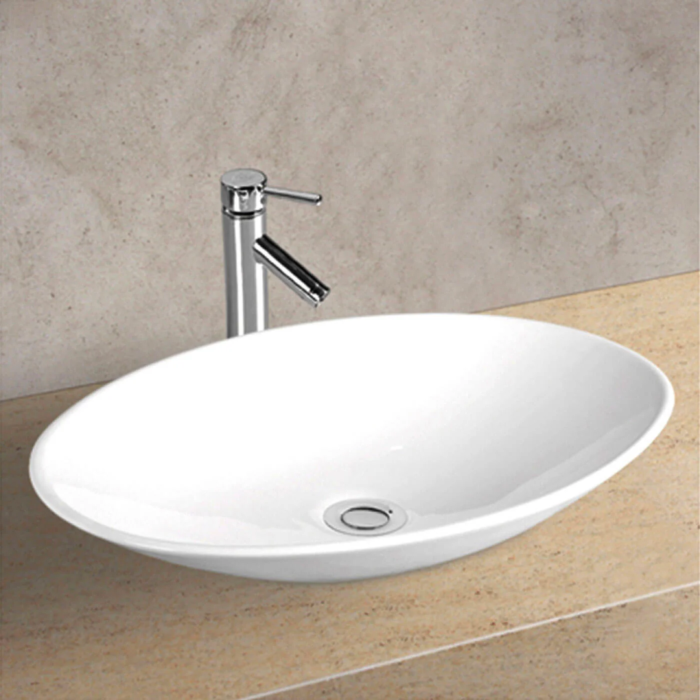 Keeto Slim Above Counter Basin 500x350mm - Image 2