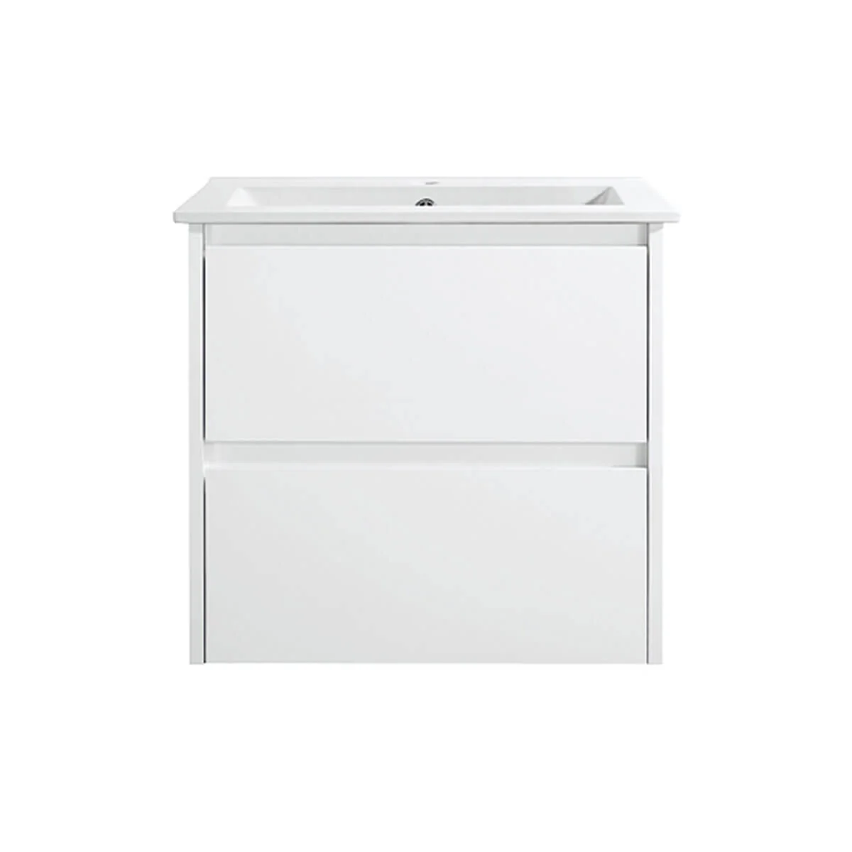 Leona White Drawers Only Wall Hung Vanity - Image 2