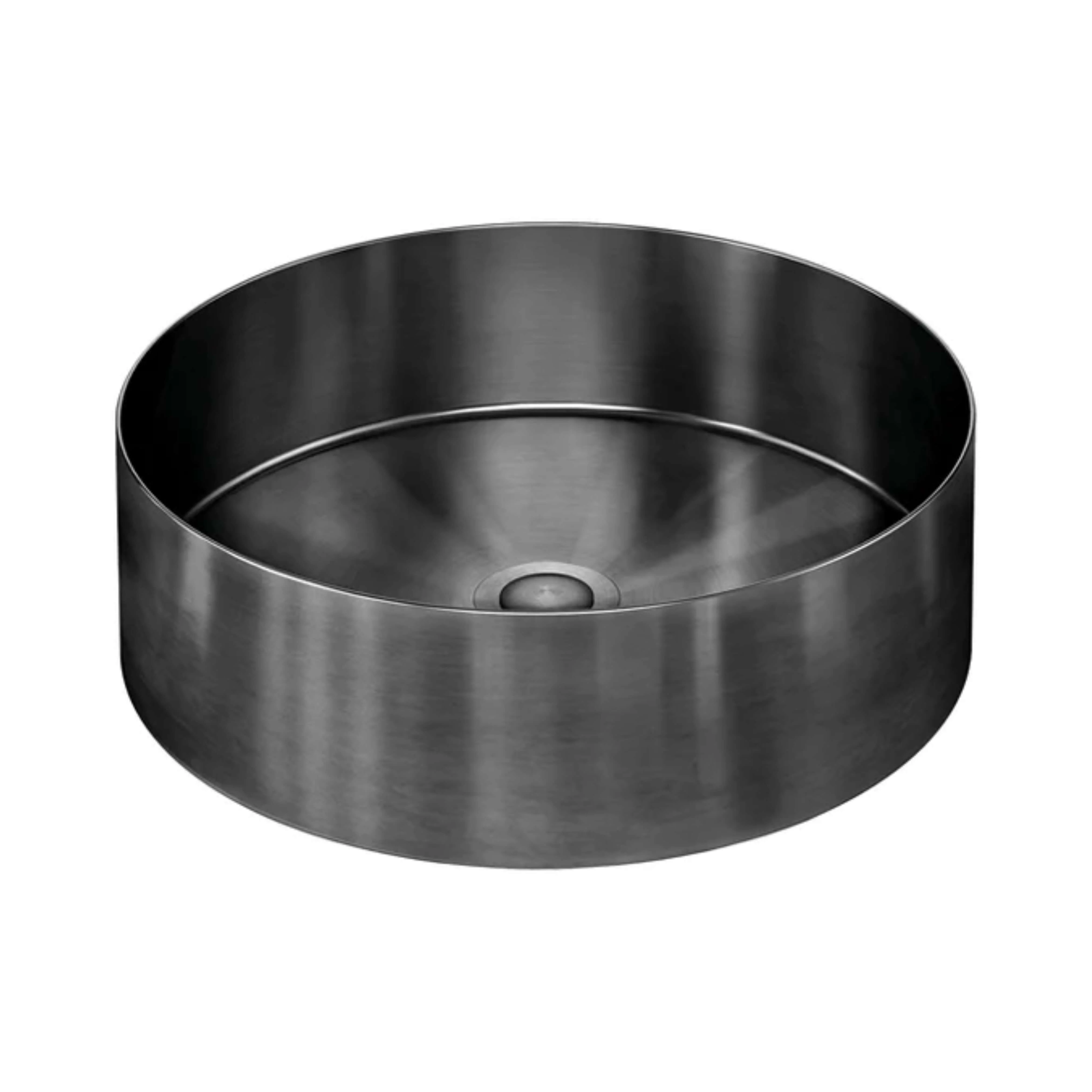 Lavello Round Steel Bathroom Basin 380mm