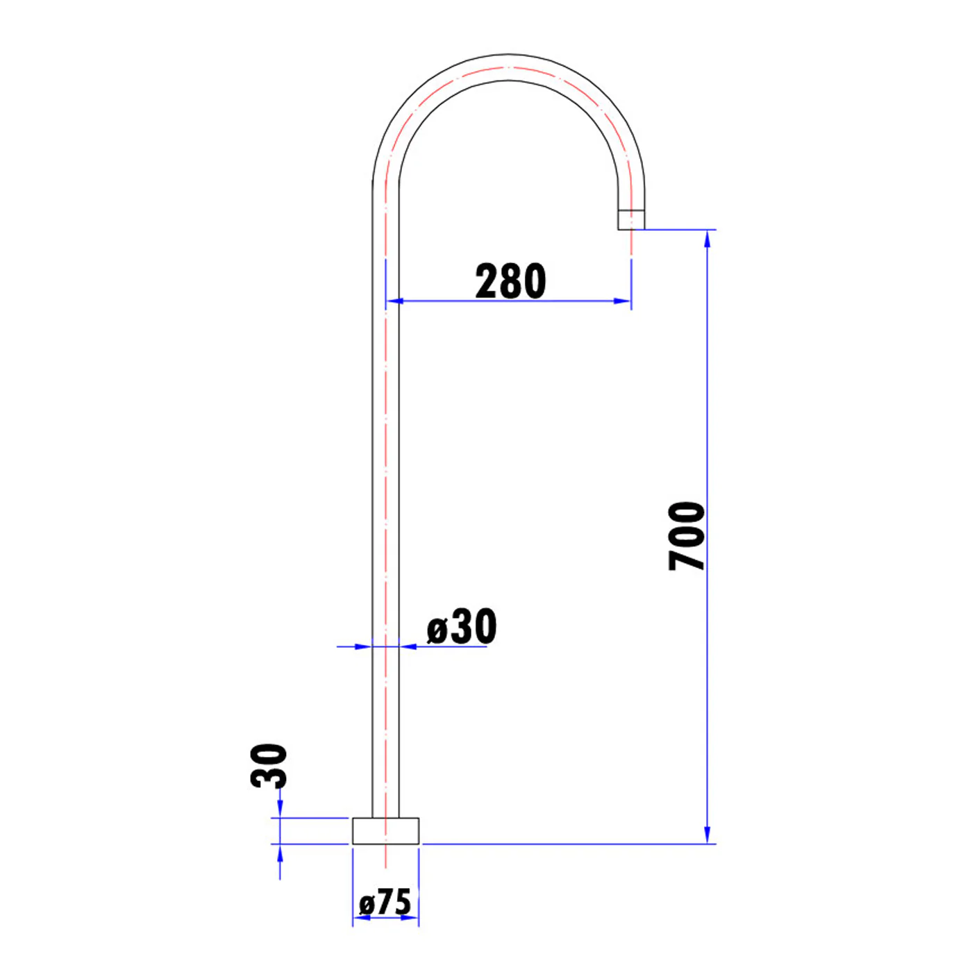 Leah Freestanding Bath Filler Spout - Image 7