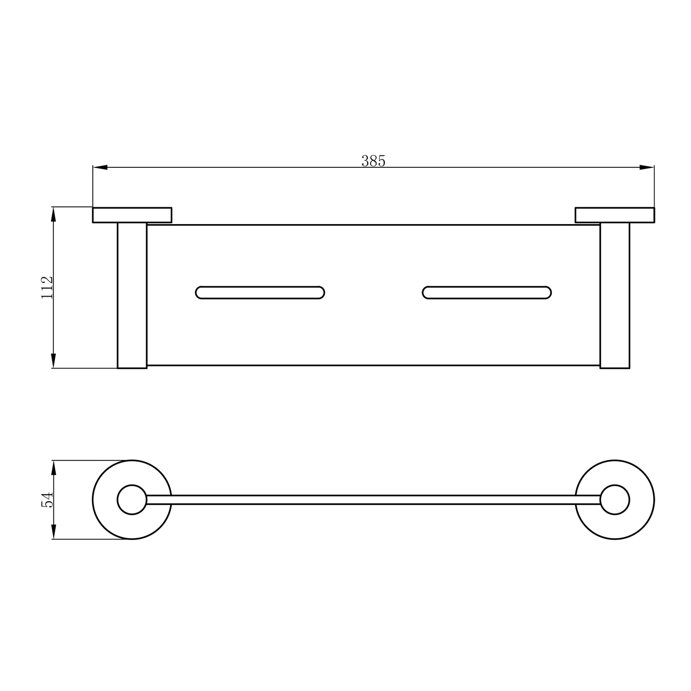 Leah Mini Storage Shelf 385mm - Image 6