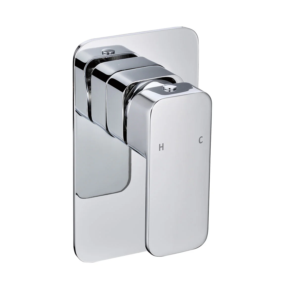 Levi Smooth Edge Shower Wall Mixer - Image 3