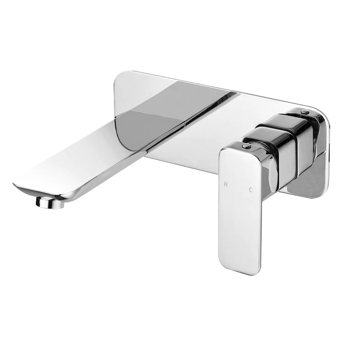 Levi Smooth Edge Wall Mixer with Spout Set - Image 3