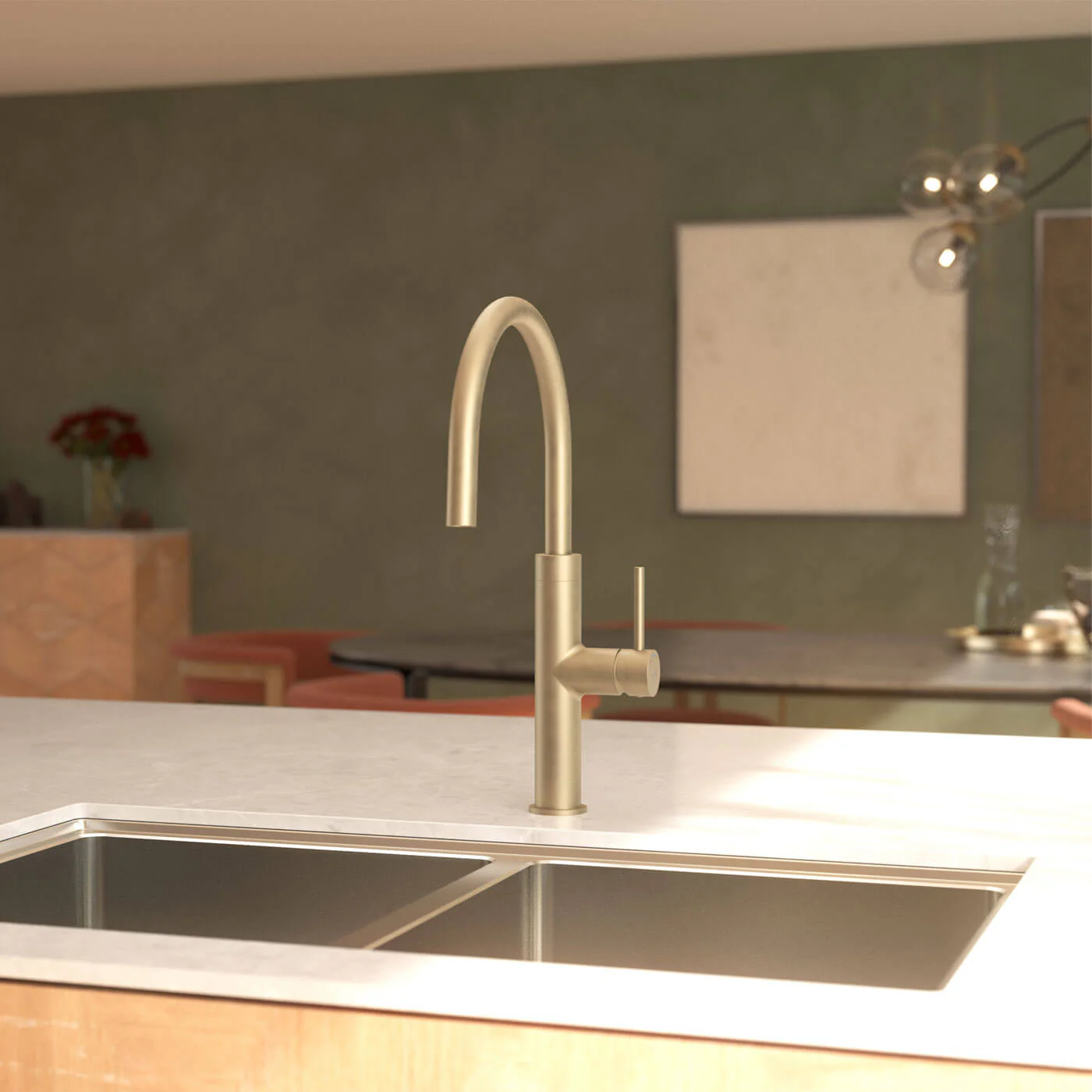 Liano II Gooseneck Sink Mixer - Image 6