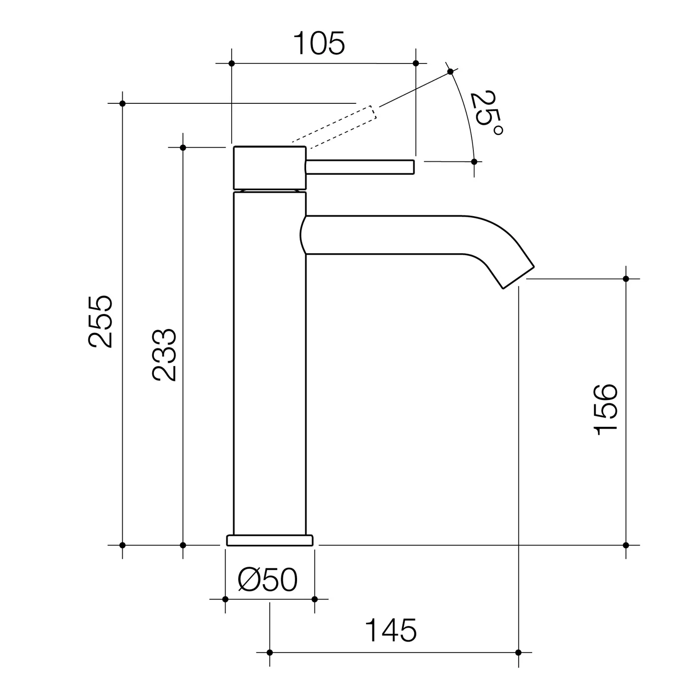 Liano II Mid Rise Basin Mixer - Image 6