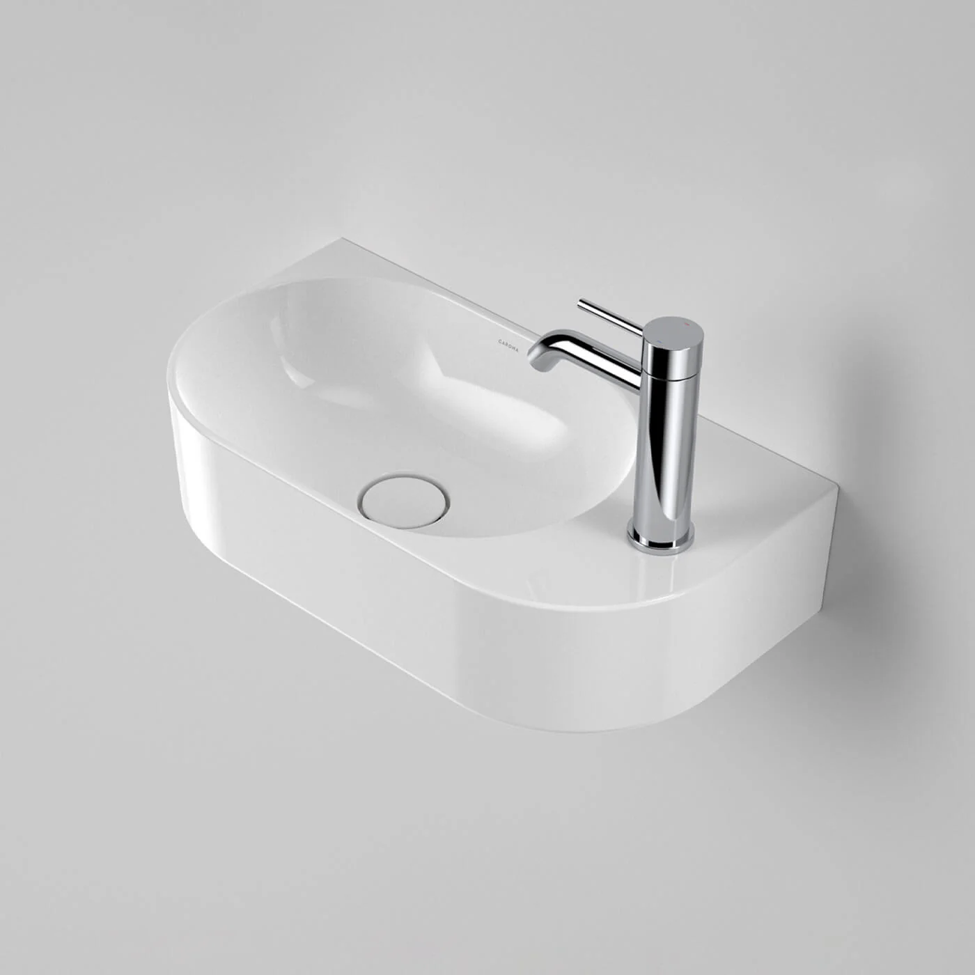 Liano II Wall Hung Basin 530x280mm - Image 2