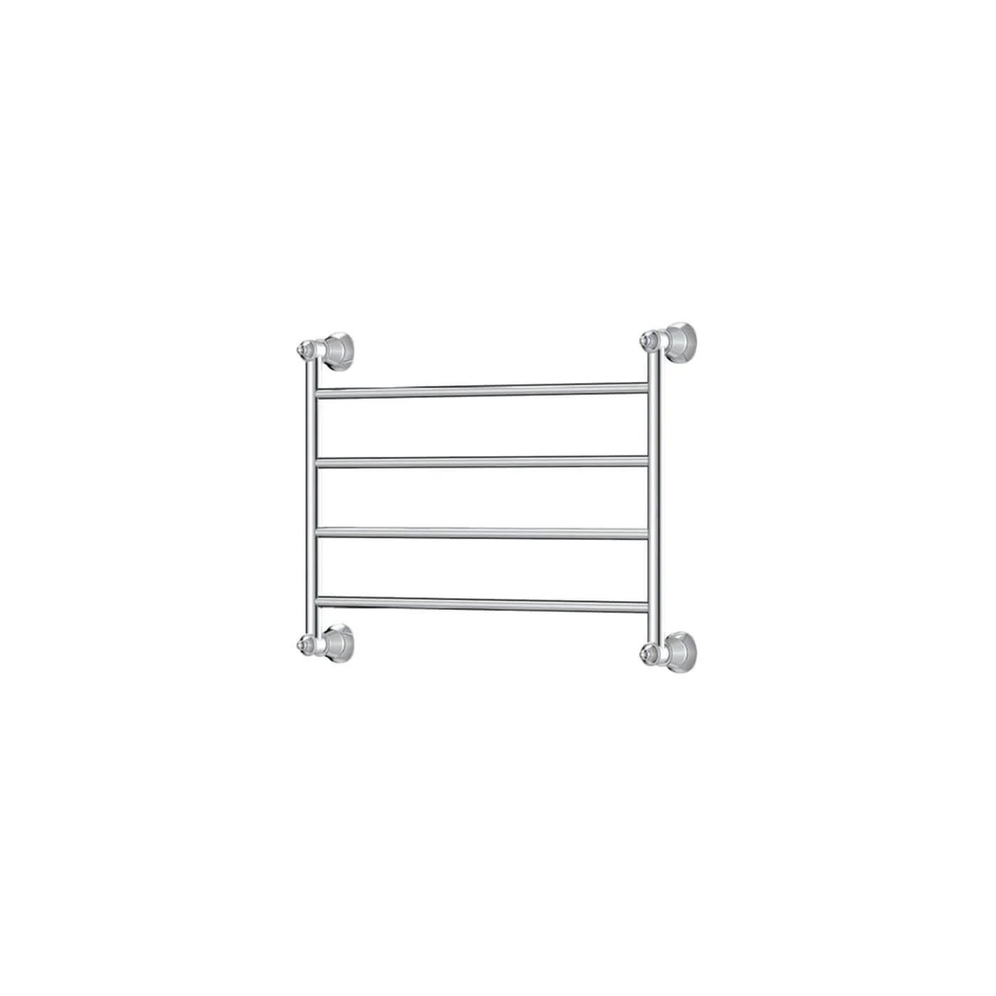 Lillian 4 Bar Heated Towel Rack 600x450mm - Image 2