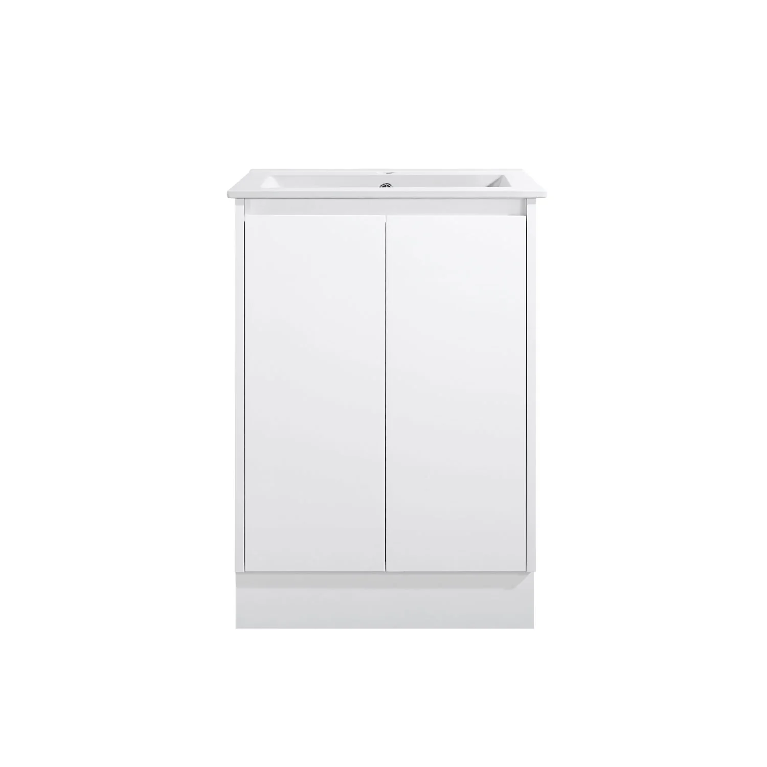 Limson White Soft-Close Floor Mounted Vanity - Image 3