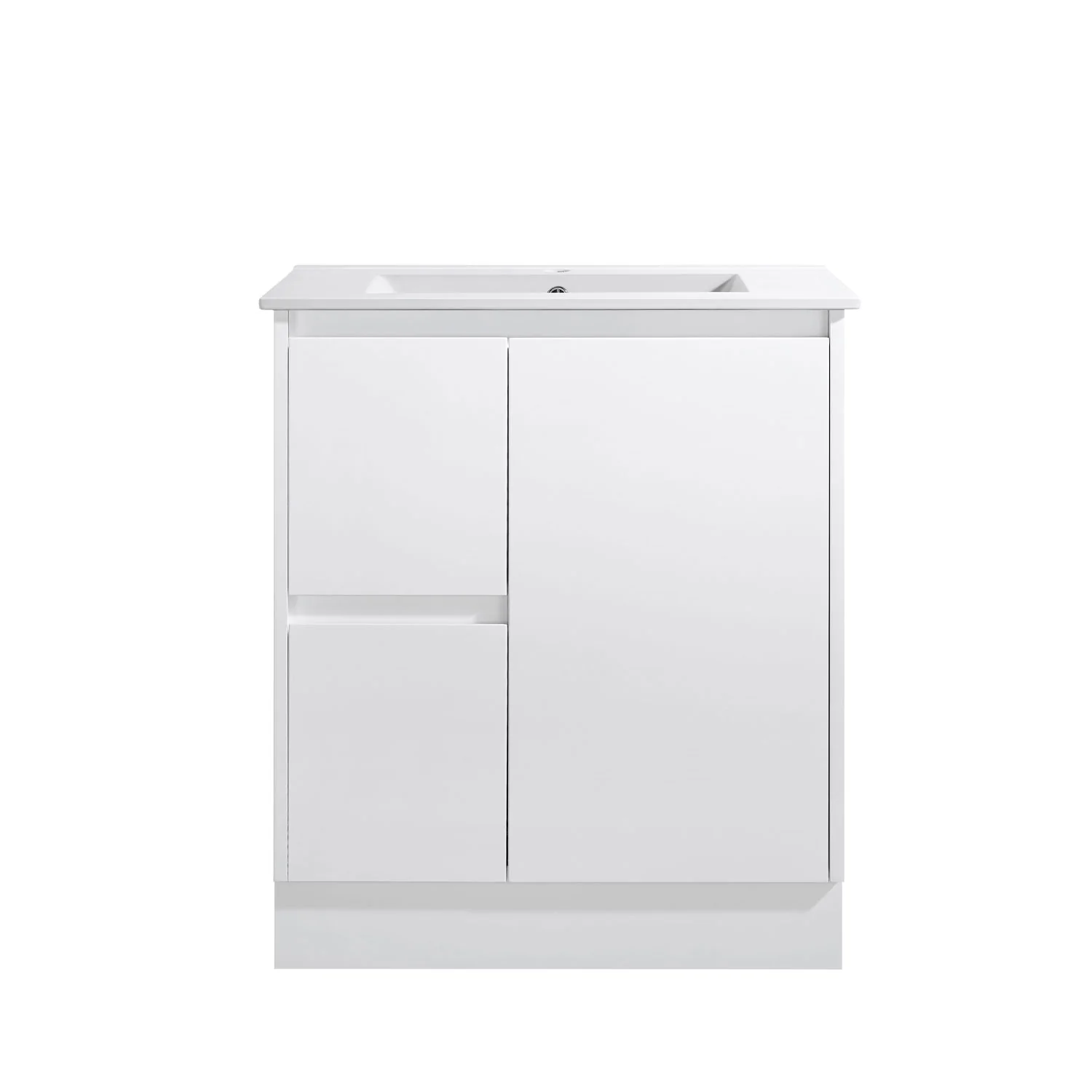 Limson White Soft-Close Floor Mounted Vanity - Image 5
