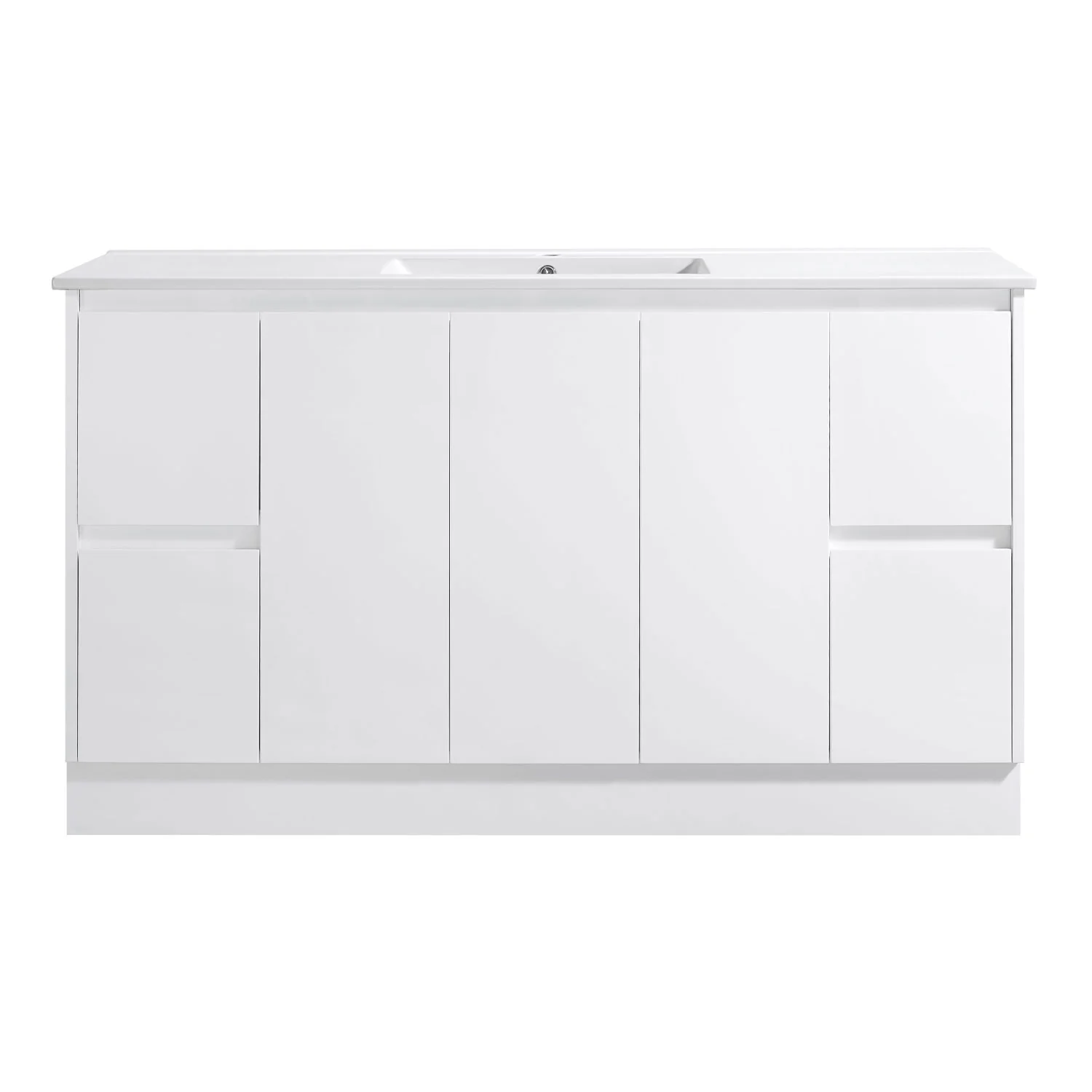 Limson White Soft-Close Floor Mounted Vanity - Image 7