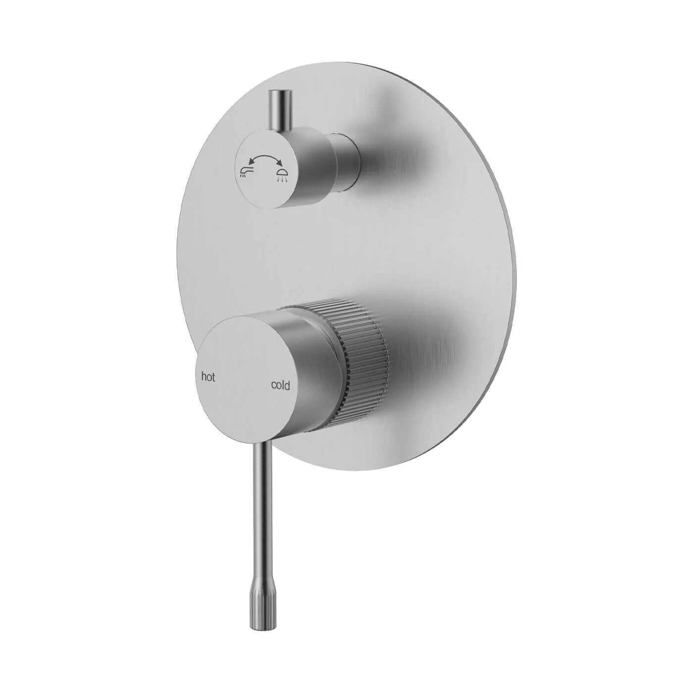 Linie Fluted Large Diverter Wall Mixer - Image 3