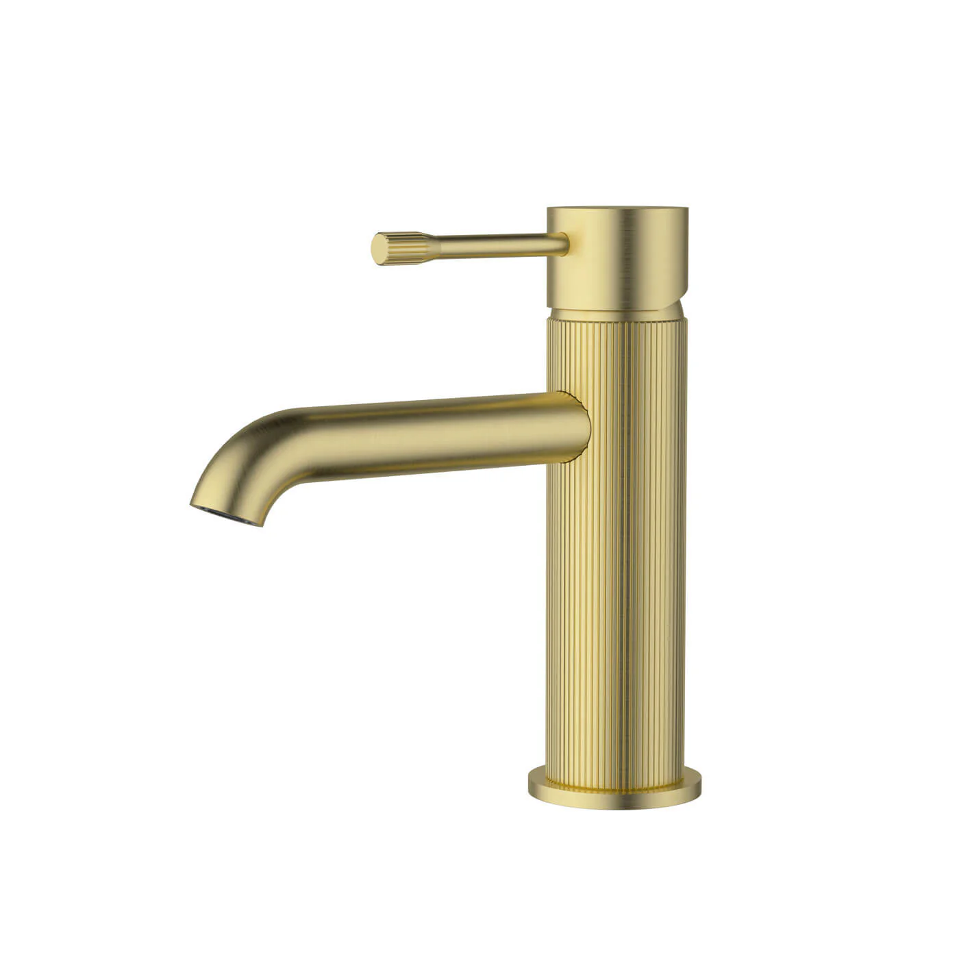 Linie Fluted Short Basin Mixer - Image 3