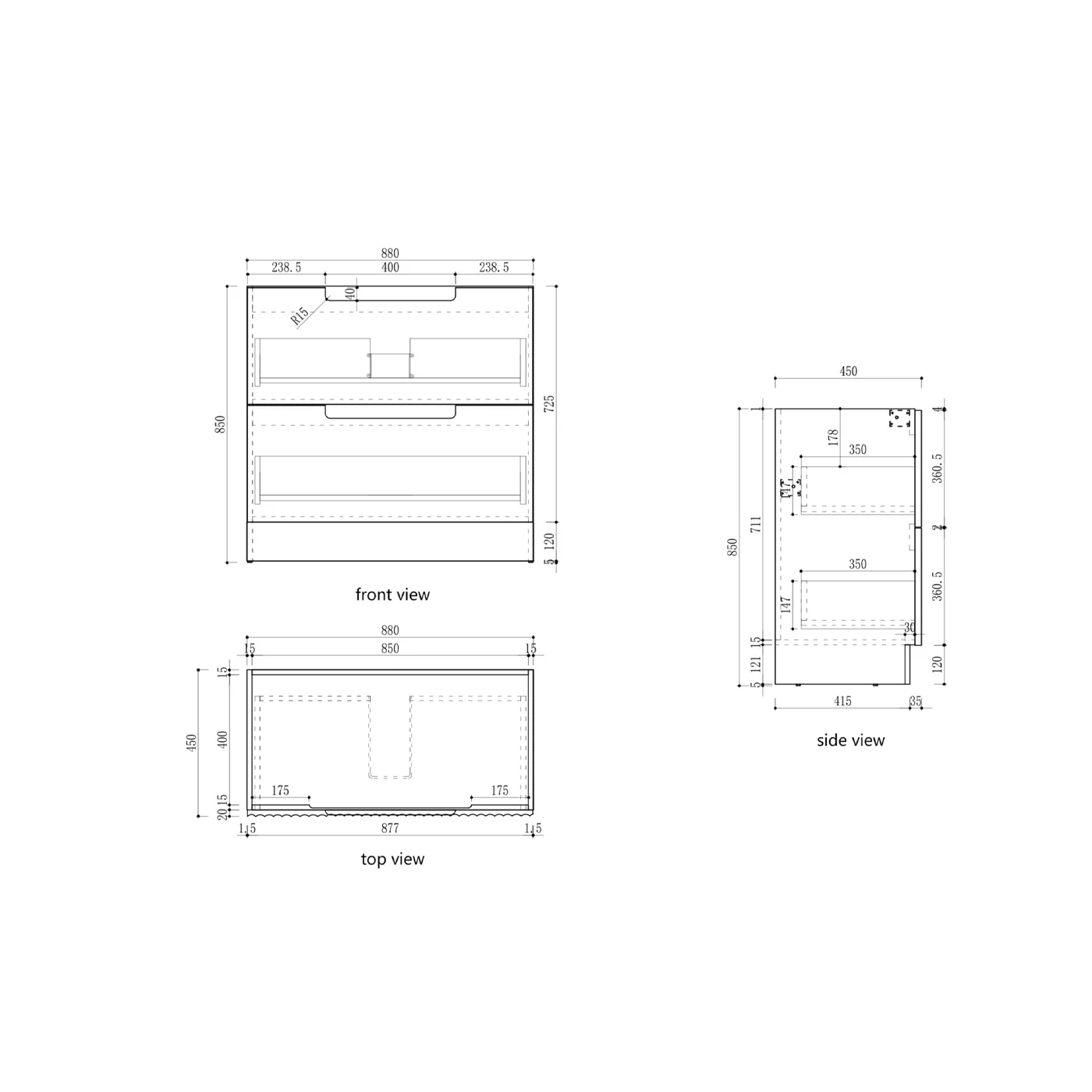 Lovina Fluted Freestanding Vanity - Image 10