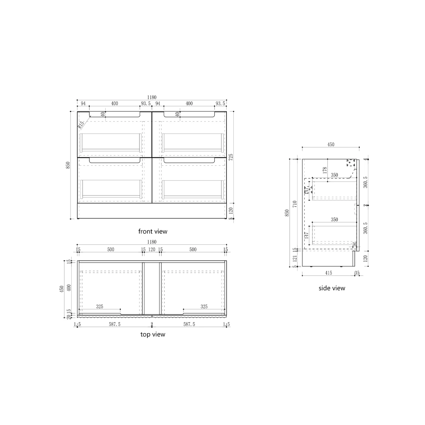 Lovina Fluted Freestanding Vanity - Image 11