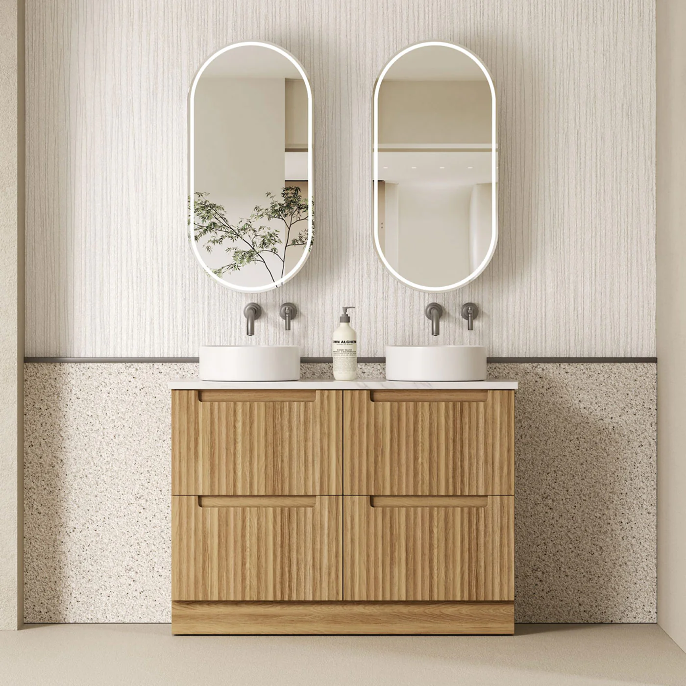 Lovina Fluted Freestanding Vanity - Image 5