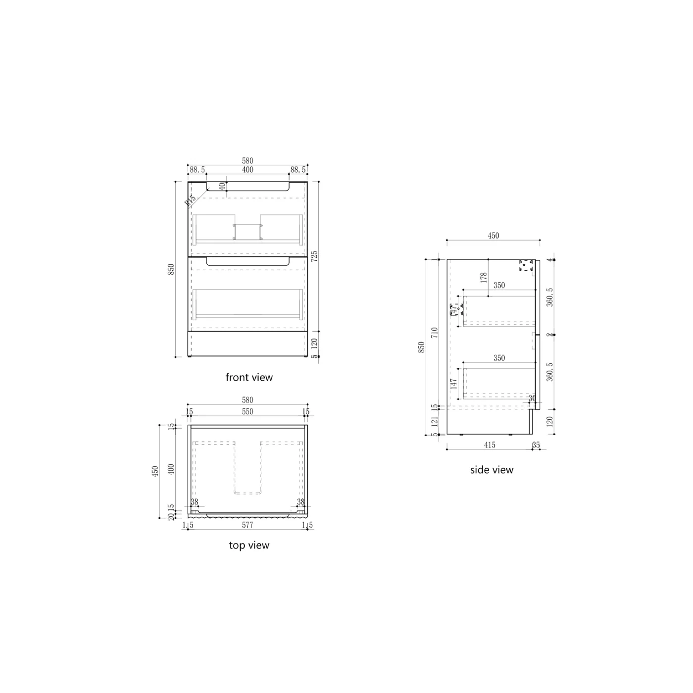 Lovina Fluted Freestanding Vanity - Image 8