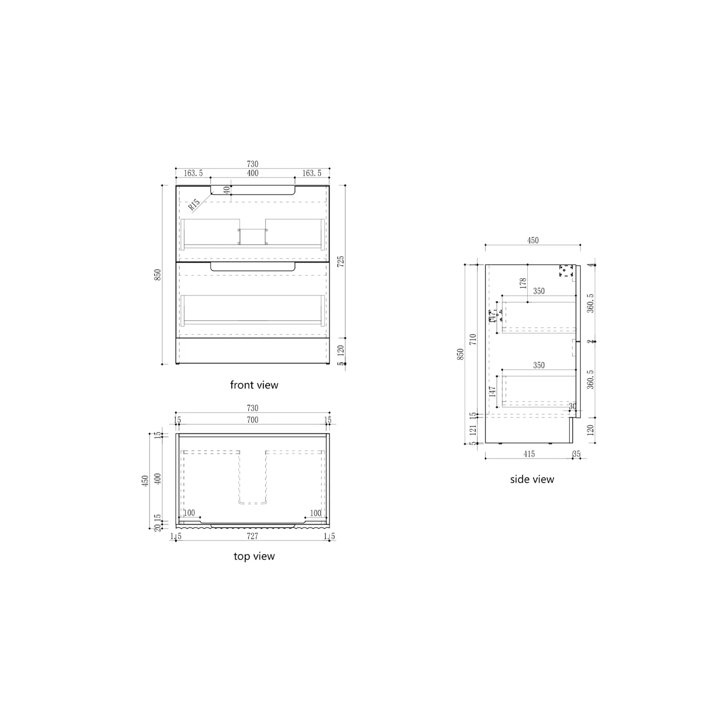 Lovina Fluted Freestanding Vanity - Image 9