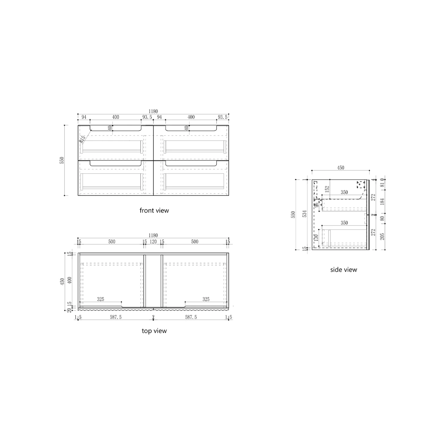 Lovina Fluted Wall Hung Vanity - Image 11