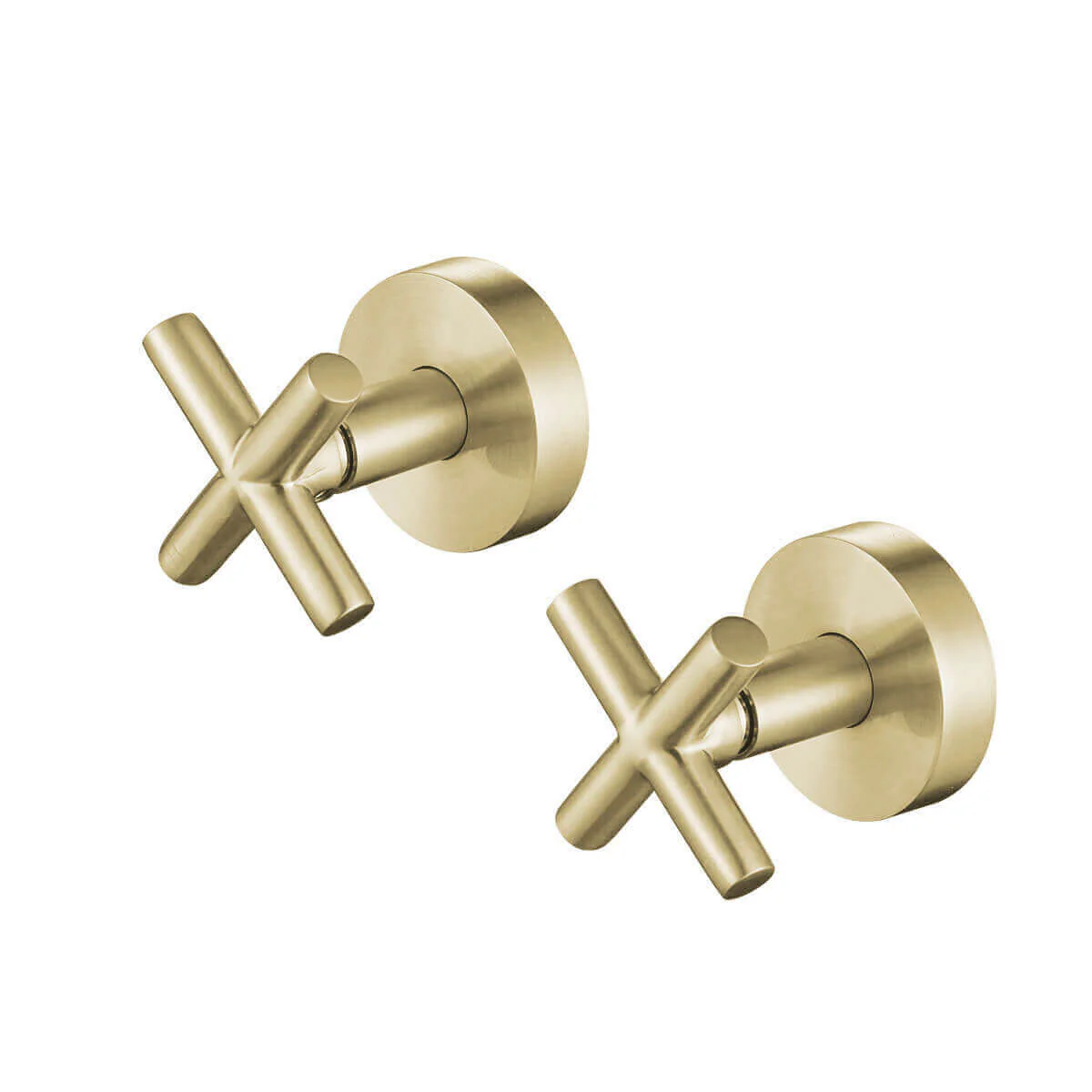 Lukas Cross Handle Hot/Cold Assembly Tap Set - Image 3