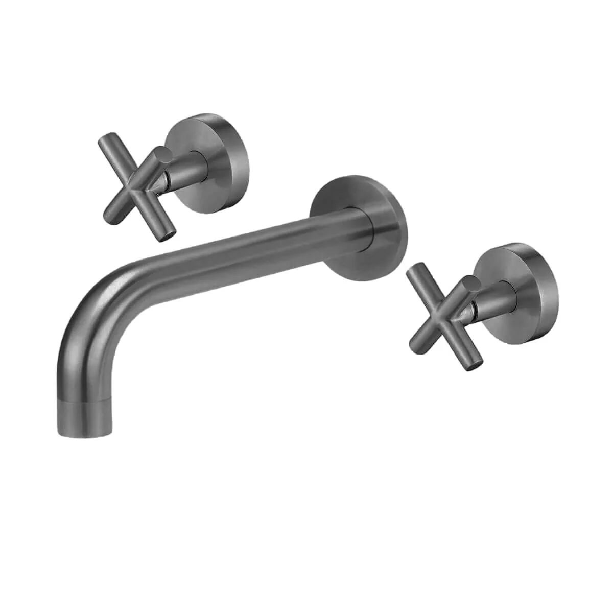Lukas Cross Handle Hot/Cold Assembly Tap Spout Set - Image 5