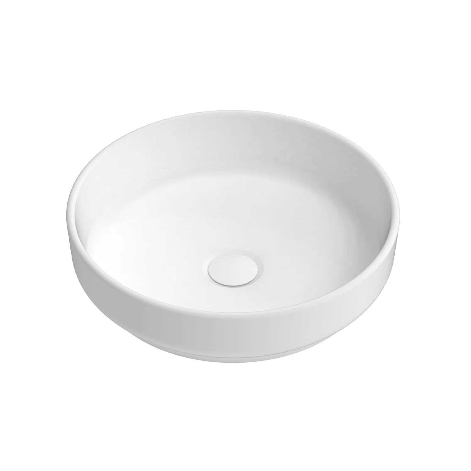 Monroe Round Ceramic Basin 400mm - Image 2
