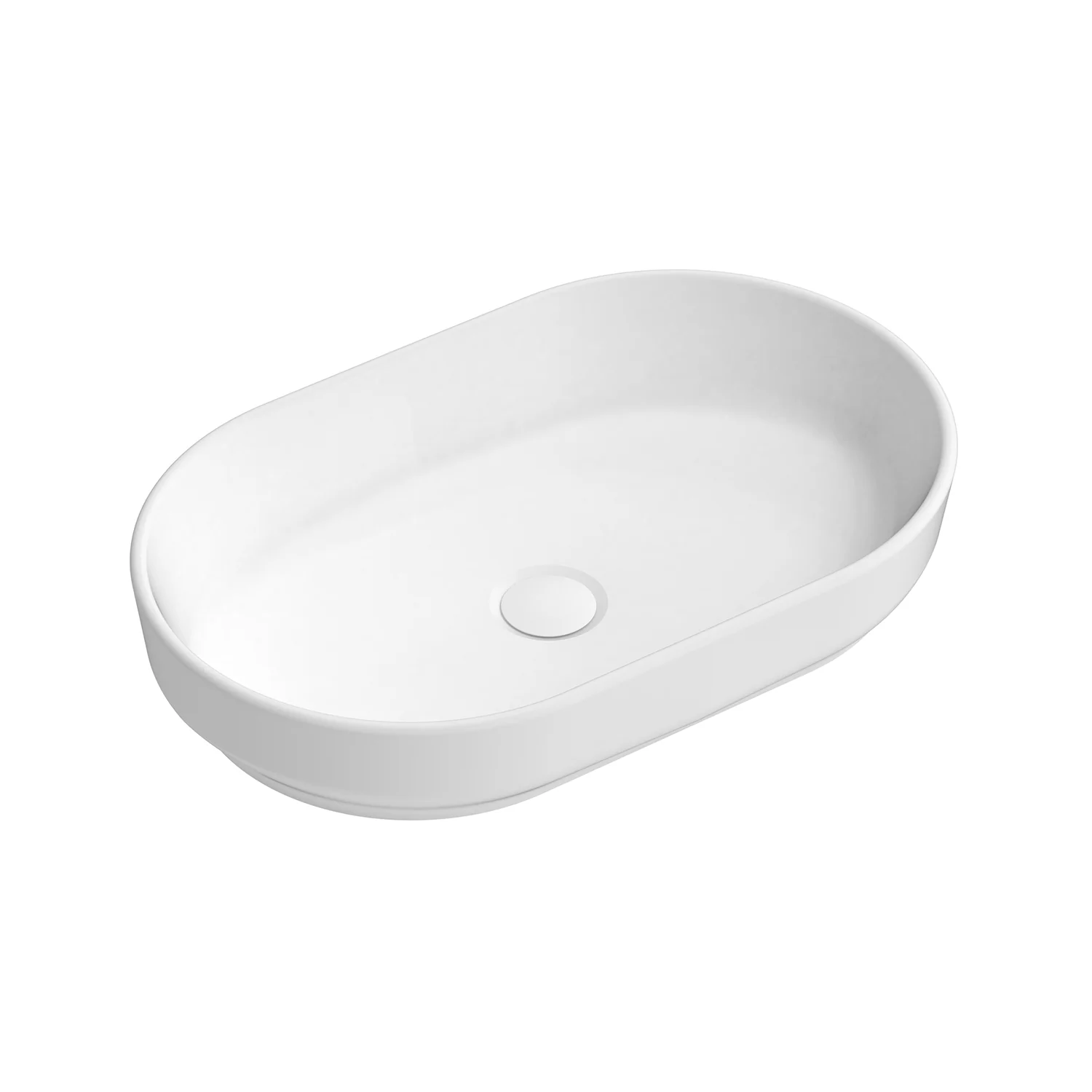Marilyn Oval Ceramic Basin 550x350mm - Image 2