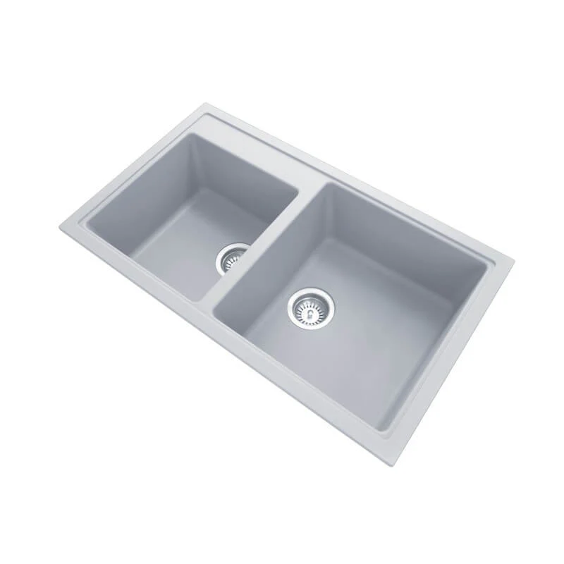 Vivaldi Double Bowl Granite Sink 860x500x205mm - Image 3