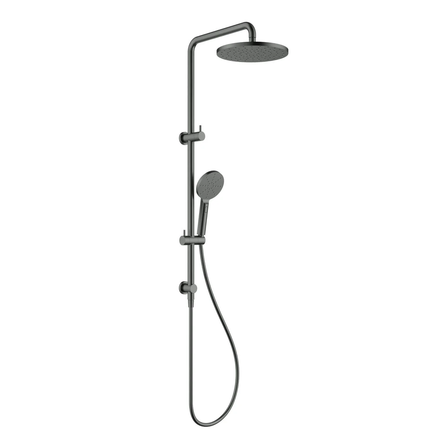 Milan Round Twin Shower Rail System - Image 3