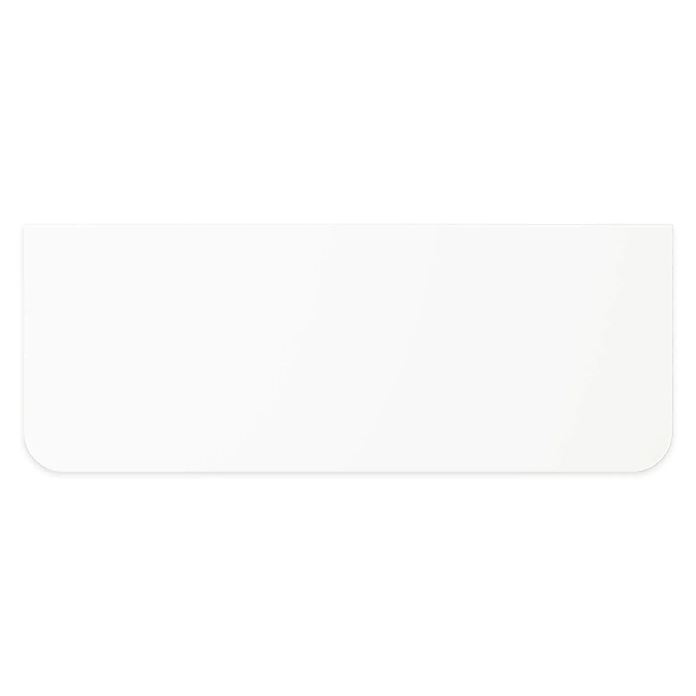 Minka Curved Fluted Matte White Wall Hung Vanity - Image 6