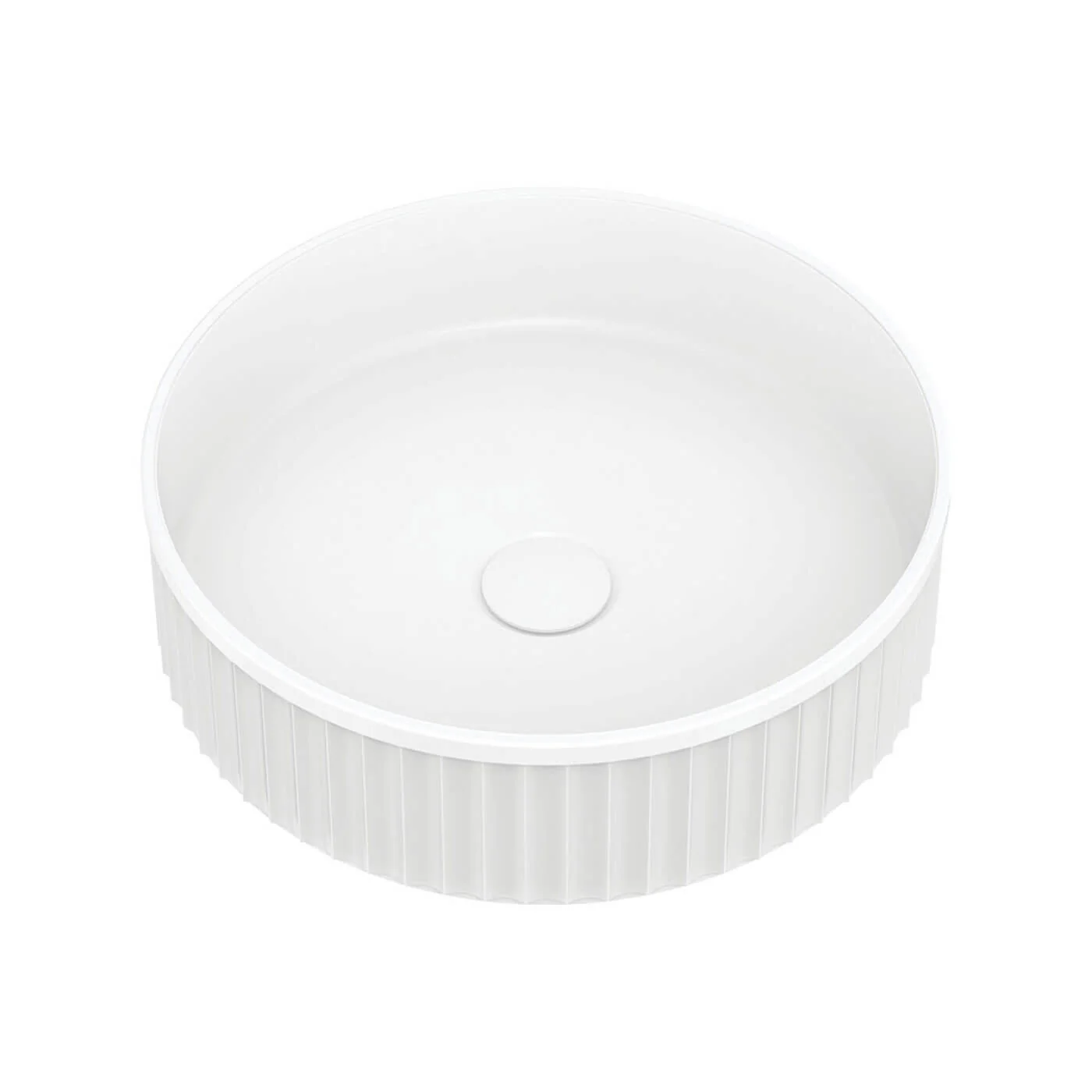 Minka Solid Surface Round Above Counter Basin 400mm - Image 4