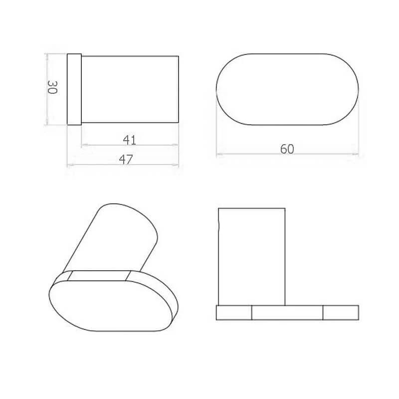 Morgan Round Robe/Towel Hook - Image 6