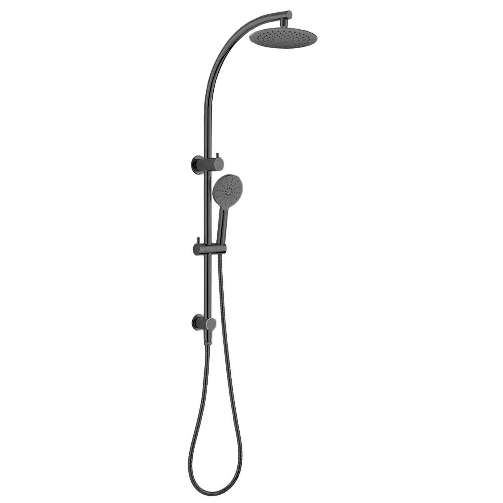 Morgan Curved Twin Shower Rail Set - Image 4